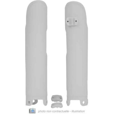 Protections de fourches moto Racetech Husqvarna TE 510 Blanc TU Unisex - Publicité Protections de fourches moto Racetech Husqvarna TE 510 Blanc TU Unisex - Publicité