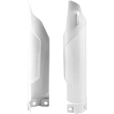 Protections de fourches moto Racetech Kawasaki KX 85 BIG WHEELS 19/16 (KX85D) Blanc TU Unisex - Publicité Protections de fourches moto Racetech Kawasaki KX 85 BIG WHEELS 19/16 (KX85D) Blanc TU Unisex - Publicité