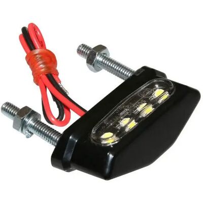 Phare LED de plaque immatriculation 4 leds Replay CE Noir 45x20x15 mm Unisex - Publicité Phare LED de plaque immatriculation 4 leds Replay CE Noir 45x20x15 mm Unisex - Publicité