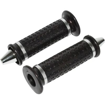 Paire de revêtements poignées Replay Cone Noir 22/25 mm Unisex - Publicité Paire de revêtements poignées Replay Cone Noir 22/25 mm Unisex - Publicité