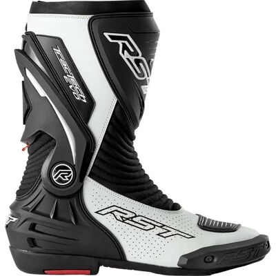 Bottes moto racing RST TracTech Evo D3O Blanc 42 Unisex - Publicité Bottes moto racing RST TracTech Evo D3O Blanc 42 Unisex - Publicité