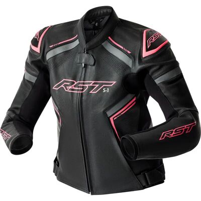 Blouson cuir moto femme RST S1 D3O Noir XL Female - Publicité Blouson cuir moto femme RST S1 D3O Noir XL Female - Publicité