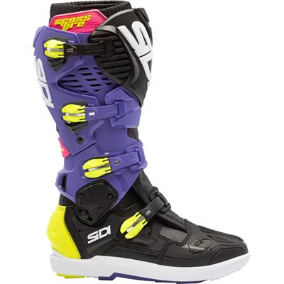 Bottes moto cross Sidi Crossfire 3 SRS Violet 46 Unisex - Publicité Bottes moto cross Sidi Crossfire 3 SRS Violet 46 Unisex - Publicité