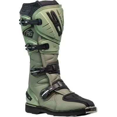 Bottes moto cross Sidi Agueda Vert 40 Male - Publicité Bottes moto cross Sidi Agueda Vert 40 Male - Publicité