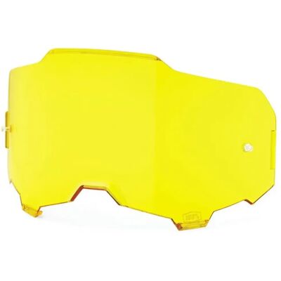 Ecran masque moto cross remplacement 100% Armega Jaune TU Unisex - Publicité Ecran masque moto cross remplacement 100% Armega Jaune TU Unisex - Publicité