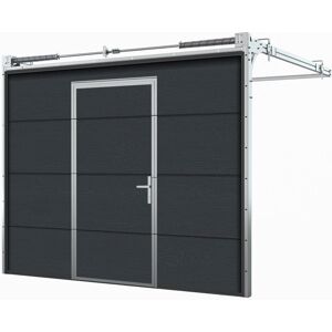 fenetre24.com Porte de garage avec porte de service, sectionelle, ouverture