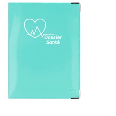 Dossier santé – PVC Vert deau avec poches intérieures – Rangement ordonnances et carte Vitale – Fabriqué en France – Color Pop Vert - Publicité Dossier santé – PVC Vert deau avec poches intérieures – Rangement ordonnances et carte Vitale – Fabriqué en France – Color Pop Vert - Publicité