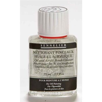 SENNELIER Nettoyant pour pinceaux huile et acrylique 75 ml - Publicité SENNELIER Nettoyant pour pinceaux huile et acrylique 75 ml - Publicité