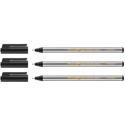 Edding Lot de 3 Feutres Fin 88 Noir Pointe Fine 06 mm Noir - Publicité Edding Lot de 3 Feutres Fin 88 Noir Pointe Fine 06 mm Noir - Publicité