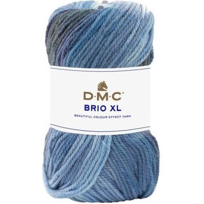 Pelote de Laine BRIO XL - 100g - DMC : Laine Épaisse Multicolore pour lHiver(...) - 402 Bleu Bleu - Publicité Pelote de Laine BRIO XL - 100g - DMC : Laine Épaisse Multicolore pour lHiver(...) - 402 Bleu Bleu - Publicité