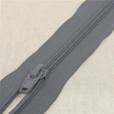 Fermeture sport séparable maille spirale - MDC - gris foncé 55cm Blanc - Publicité Fermeture sport séparable maille spirale - MDC - gris foncé 55cm Blanc - Publicité