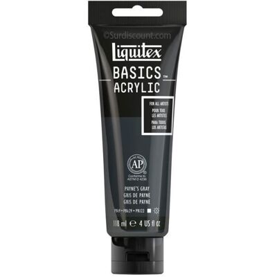 Peinture acrylique - LIQUITEX - Gris de Payne - 118 ml - Mixte - Adulte Gris - Publicité Peinture acrylique - LIQUITEX - Gris de Payne - 118 ml - Mixte - Adulte Gris - Publicité