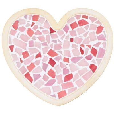 Kit mosaïque - ARTEMIO - Coeur - 14 x 15 5 cm - Plâtre - Colle - Tesselles colorées - Publicité Kit mosaïque - ARTEMIO - Coeur - 14 x 15 5 cm - Plâtre - Colle - Tesselles colorées - Publicité