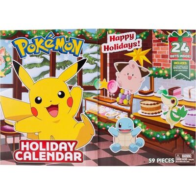 JAZWARES Calendrier des fêtes Pokémon 2025 - Publicité JAZWARES Calendrier des fêtes Pokémon 2025 - Publicité
