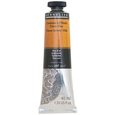 Couleurs à lhuile - Sennelier - Or Ocre - 40ml - Jaune - Mixte Jaune - Publicité Couleurs à lhuile - Sennelier - Or Ocre - 40ml - Jaune - Mixte Jaune - Publicité