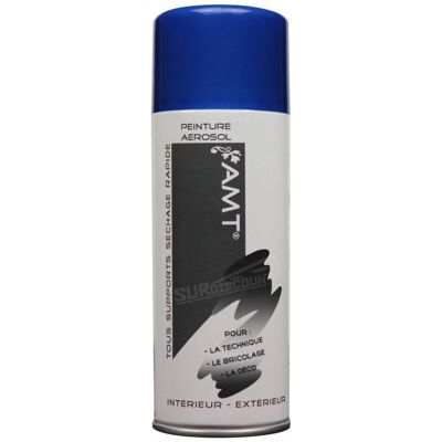 Peinture aérosol - AMT - Bleu chekington - 400 ml - Peinture acrylique - Tous supports Bleu - Publicité Peinture aérosol - AMT - Bleu chekington - 400 ml - Peinture acrylique - Tous supports Bleu - Publicité