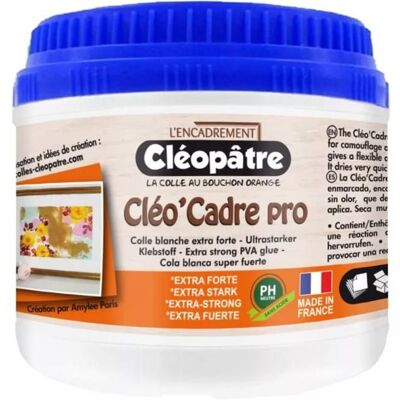 Cléopâtre - Colle concentrée pour lencadrement Cléocadre 500 g - Publicité Cléopâtre - Colle concentrée pour lencadrement Cléocadre 500 g - Publicité