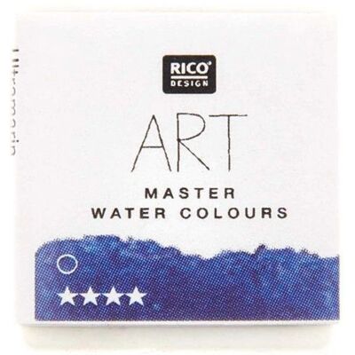 Rico Design Peinture aquarelle Bleu ultramarine - 1/2 tasse - Publicité Rico Design Peinture aquarelle Bleu ultramarine - 1/2 tasse - Publicité