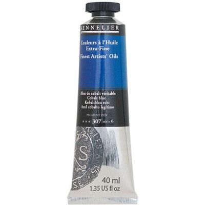 Peinture à lhuile - Sennelier - Bleu de Cobalte - 40ml - Pigments naturels - Finition satinée Bleu - Publicité Peinture à lhuile - Sennelier - Bleu de Cobalte - 40ml - Pigments naturels - Finition satinée Bleu - Publicité