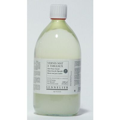 Sennelier – Vernis mat à tableaux 1 litre - Publicité Sennelier – Vernis mat à tableaux 1 litre - Publicité