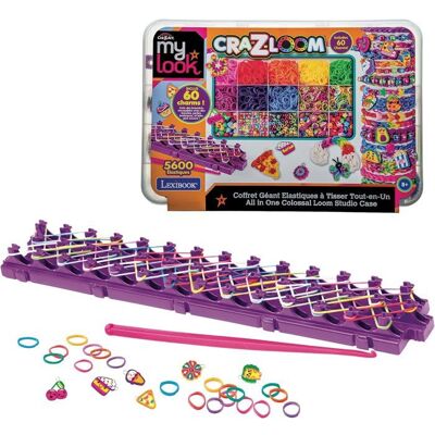 LEXIBOOK CRAZART - Coffret géant studio élastique à tisser tout-en-un - Publicité LEXIBOOK CRAZART - Coffret géant studio élastique à tisser tout-en-un - Publicité