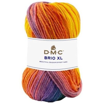 Pelote de Laine BRIO XL - 100g - DMC : Laine Épaisse Multicolore pour lHiver(...) - 400 Orange Jaune - Publicité Pelote de Laine BRIO XL - 100g - DMC : Laine Épaisse Multicolore pour lHiver(...) - 400 Orange Jaune - Publicité