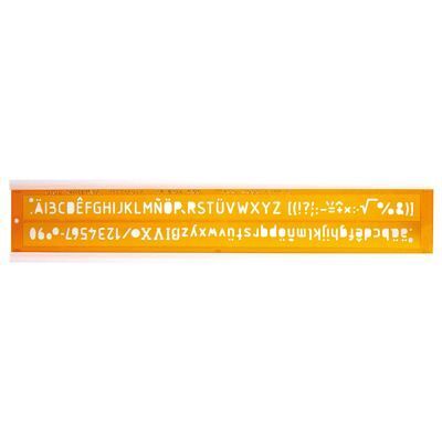Minerva - Trace - orange - 3,5 mm - Lettering Set - Publicité Minerva - Trace - orange - 3,5 mm - Lettering Set - Publicité