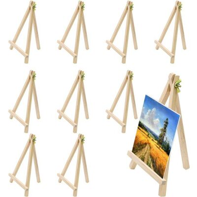 Generic Chevalet - 10 Pièces - Bois - Pliable - Pour Peinture Et Photo - 19x11cm - Chevalet - 10 Pièces - Bois - Pliable - Pour P ECLAIRAGE Beige - Publicité Generic Chevalet - 10 Pièces - Bois - Pliable - Pour Peinture Et Photo - 19x11cm - Chevalet - 10 Pièces - Bois - Pliable - Pour P ECLAIRAGE Beige - Publicité