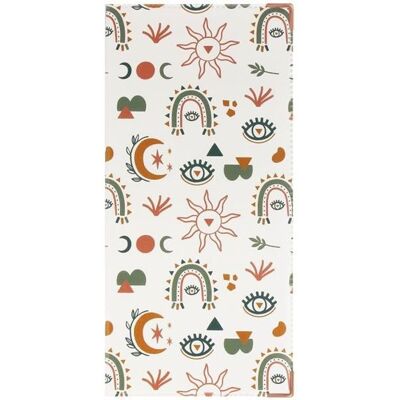 Protège livret de famille couleur motif Astro Color Pop - Fabrication française – PVC vernis – 22 x 105 cm - Publicité Protège livret de famille couleur motif Astro Color Pop - Fabrication française – PVC vernis – 22 x 105 cm - Publicité