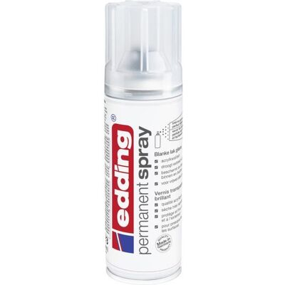 EDDING Spray acrylique E5200 - 200 ml - Vernis transparent brillant - Publicité EDDING Spray acrylique E5200 - 200 ml - Vernis transparent brillant - Publicité