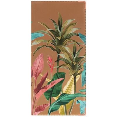 Color Pop Protège livret de famille couleur motif tropicale - France – PVC vernis – 22 x 105 cm - Publicité Color Pop Protège livret de famille couleur motif tropicale - France – PVC vernis – 22 x 105 cm - Publicité