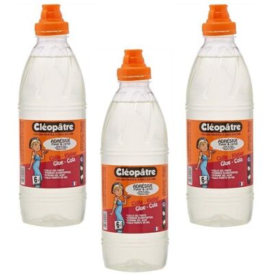 Colle - CLEOPATRE - AD1L-3 - Lot de 3 - 1 kg - Transparent - Publicité Colle - CLEOPATRE - AD1L-3 - Lot de 3 - 1 kg - Transparent - Publicité