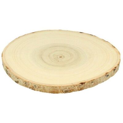 Disque en bois - Artémio - Rond - Peuplier - 20-23cm - 2 pièces Beige - Publicité Disque en bois - Artémio - Rond - Peuplier - 20-23cm - 2 pièces Beige - Publicité