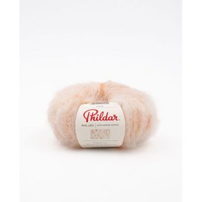 Pelote de laine et Mohair PHIL LEO - 25gr - Phildar(...) - Orange Naturel Jaune - Publicité Pelote de laine et Mohair PHIL LEO - 25gr - Phildar(...) - Orange Naturel Jaune - Publicité
