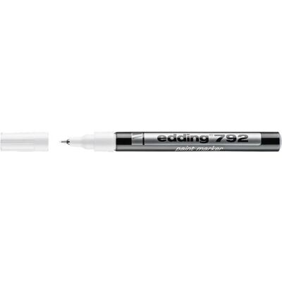 Marqueur peinture - EDDING - 792 - Blanc - 0 8 mm - Indélébile Blanc - Publicité Marqueur peinture - EDDING - 792 - Blanc - 0 8 mm - Indélébile Blanc - Publicité