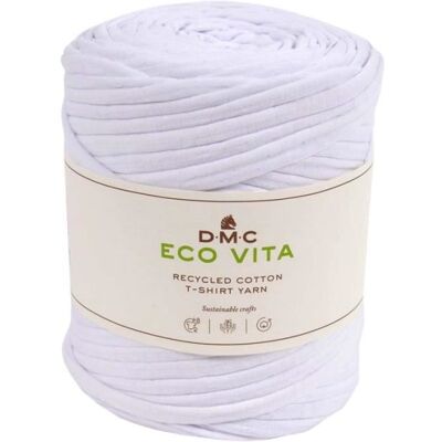DMC - Eco Vita T-SHIRT - Blanc - 450g/100m - Yarn - Publicité DMC - Eco Vita T-SHIRT - Blanc - 450g/100m - Yarn - Publicité