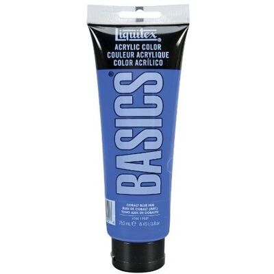 Peinture acrylique - LIQUITEX - Basics - Tube 250 ml - Bleu de cobalt imitation - Finition mate Bleu - Publicité Peinture acrylique - LIQUITEX - Basics - Tube 250 ml - Bleu de cobalt imitation - Finition mate Bleu - Publicité