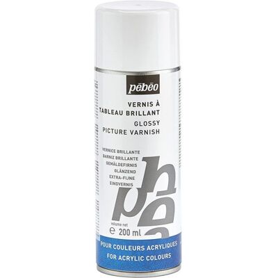 PEBEO Vernis à tableau - Brillant - Peinture acrylique - Spray de 200ml - Pébéo - Publicité PEBEO Vernis à tableau - Brillant - Peinture acrylique - Spray de 200ml - Pébéo - Publicité