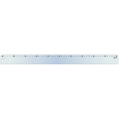 Règle - Plate - 50 cm - Plastique - Maped Blanc - Publicité Règle - Plate - 50 cm - Plastique - Maped Blanc - Publicité