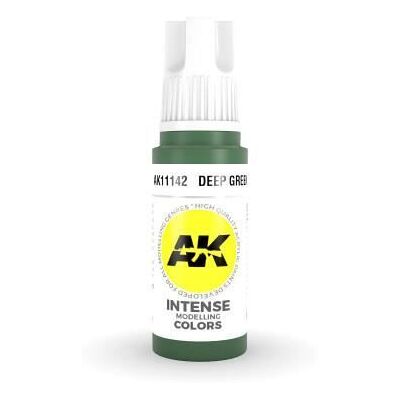 Peinture acrylique - AK Interactive - AK11142 - Deep Green - 17ml - Couleurs intenses Blanc - Publicité Peinture acrylique - AK Interactive - AK11142 - Deep Green - 17ml - Couleurs intenses Blanc - Publicité