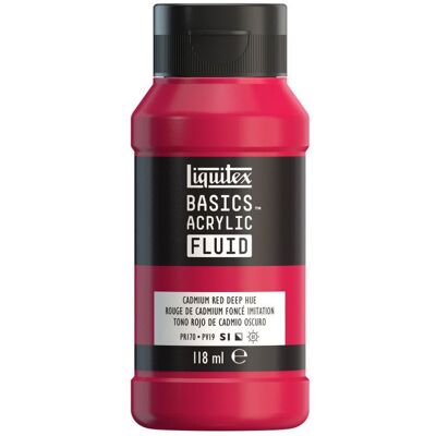 Liquitex Basics - Cadmium Red Deep Hue - 118ml - Acrylic paint - Publicité Liquitex Basics - Cadmium Red Deep Hue - 118ml - Acrylic paint - Publicité