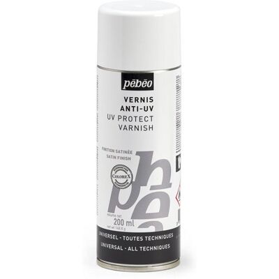 Vernis - PEBEO - Anti-UV - 200ml - Extérieur - Satiné - Protection Créations Colorées - Publicité Vernis - PEBEO - Anti-UV - 200ml - Extérieur - Satiné - Protection Créations Colorées - Publicité