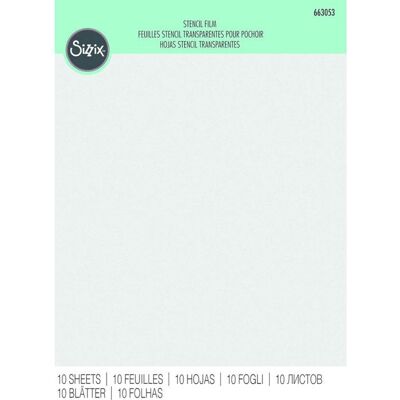 Sizzix - Feuilles de pochoirs multicolores A4 - Scrapbooking, Bricolage - Publicité Sizzix - Feuilles de pochoirs multicolores A4 - Scrapbooking, Bricolage - Publicité