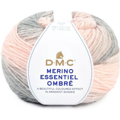 DMC Laine Merino Essentiel Ombre - 150 g - 1005 - Rose et Gris Gris - Publicité DMC Laine Merino Essentiel Ombre - 150 g - 1005 - Rose et Gris Gris - Publicité
