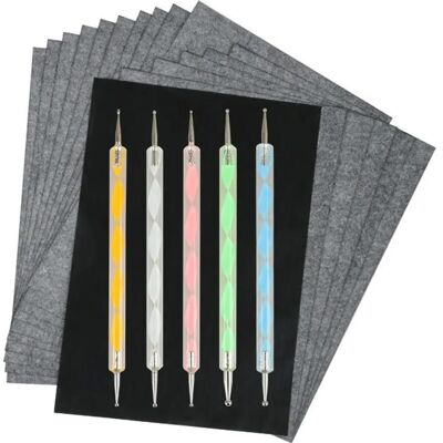 100feuilles papier carbone A4 noir +5stylos gaufrage transfert bois papier toile YYV - Publicité 100feuilles papier carbone A4 noir +5stylos gaufrage transfert bois papier toile YYV - Publicité