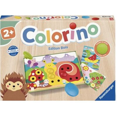 Jeu éducatif - Ravensburger - Colorino - Pions en bois - Développe la créativité - Dès 2 ans Marron - Publicité Jeu éducatif - Ravensburger - Colorino - Pions en bois - Développe la créativité - Dès 2 ans Marron - Publicité