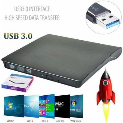 Unbranded - DVD-ROM - Externe - USB 3.0 - DVD Drive - Publicité Unbranded - DVD-ROM - Externe - USB 3.0 - DVD Drive - Publicité