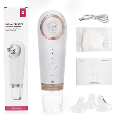 Aspirateur Points Noirs - KINSEIBEAUTY - 4 Têtes - 5 Niveaux dAspiration - Portable - Efficace - Publicité Aspirateur Points Noirs - KINSEIBEAUTY - 4 Têtes - 5 Niveaux dAspiration - Portable - Efficace - Publicité