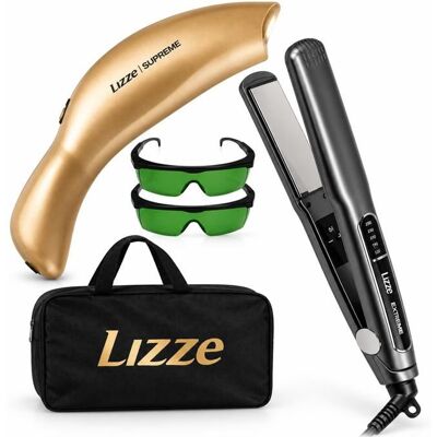 NOBRAND LIZZE Kit Professionnel Extreme Titanium 250 °C + Photon Supreme – Lisseur Titane et Appareil de Soin Capillaire - Publicité NOBRAND LIZZE Kit Professionnel Extreme Titanium 250 °C + Photon Supreme – Lisseur Titane et Appareil de Soin Capillaire - Publicité