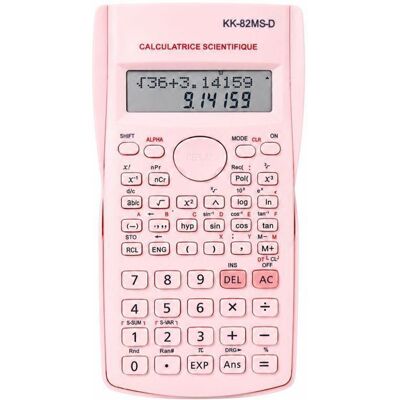 HAWUJ Calculatrice Scientifique Rose 240 Fonctions Écran Double Affichage Alimentation Pile Bouton Idéale Examens Lycée et Étudiants Rose - Publicité HAWUJ Calculatrice Scientifique Rose 240 Fonctions Écran Double Affichage Alimentation Pile Bouton Idéale Examens Lycée et Étudiants Rose - Publicité